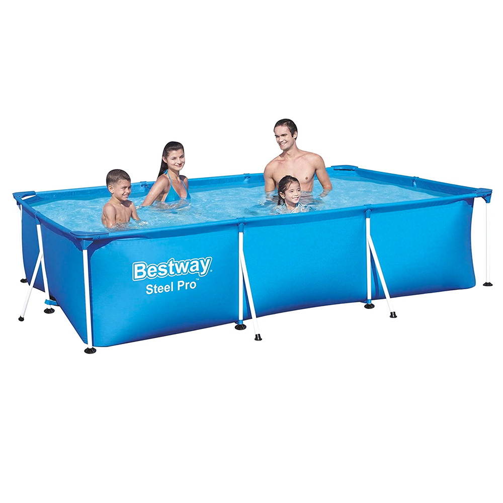 Piscina fuori terra rettangolare bestway 56404, 300x201x66 cm da esterno
